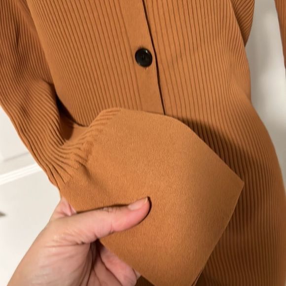 ALC - Eleanor Knit Cardigan (Cognac, 12) - Picture 6 of 9